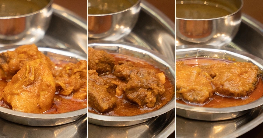 Meat Curry (Masu) options